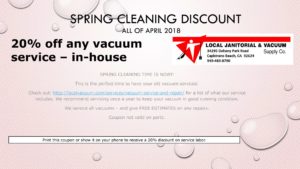 Spring Cleaning Discount
